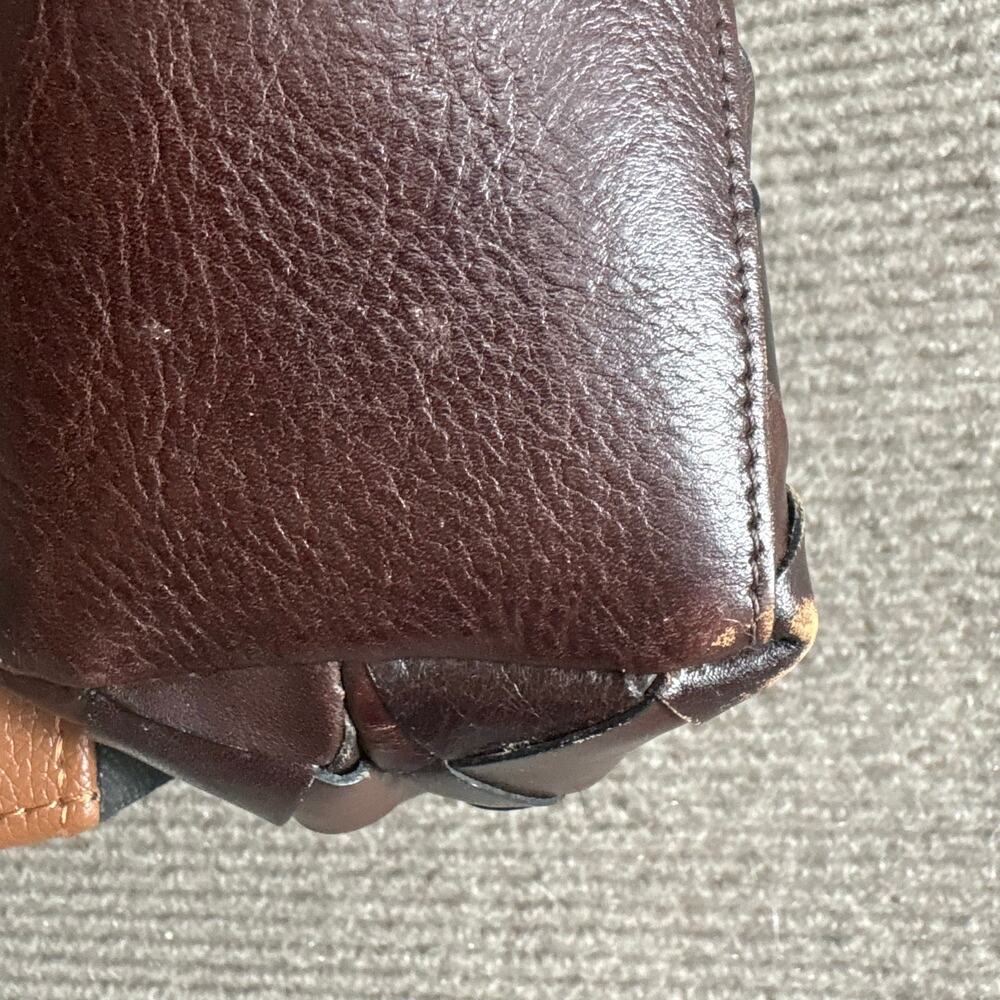 Vintage Wilsons Leather Pelle Studio woven baguette shoulder bag - Picture 8 of 8